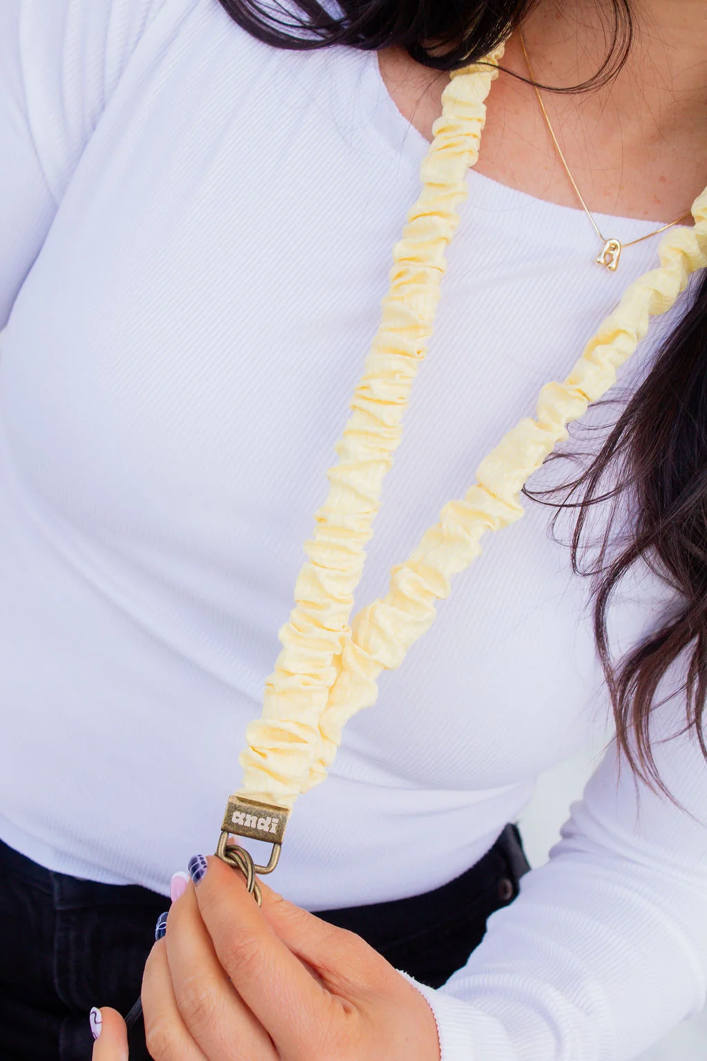 Andi x Katie Lynn Butter Yellow Lanyard - Image 8