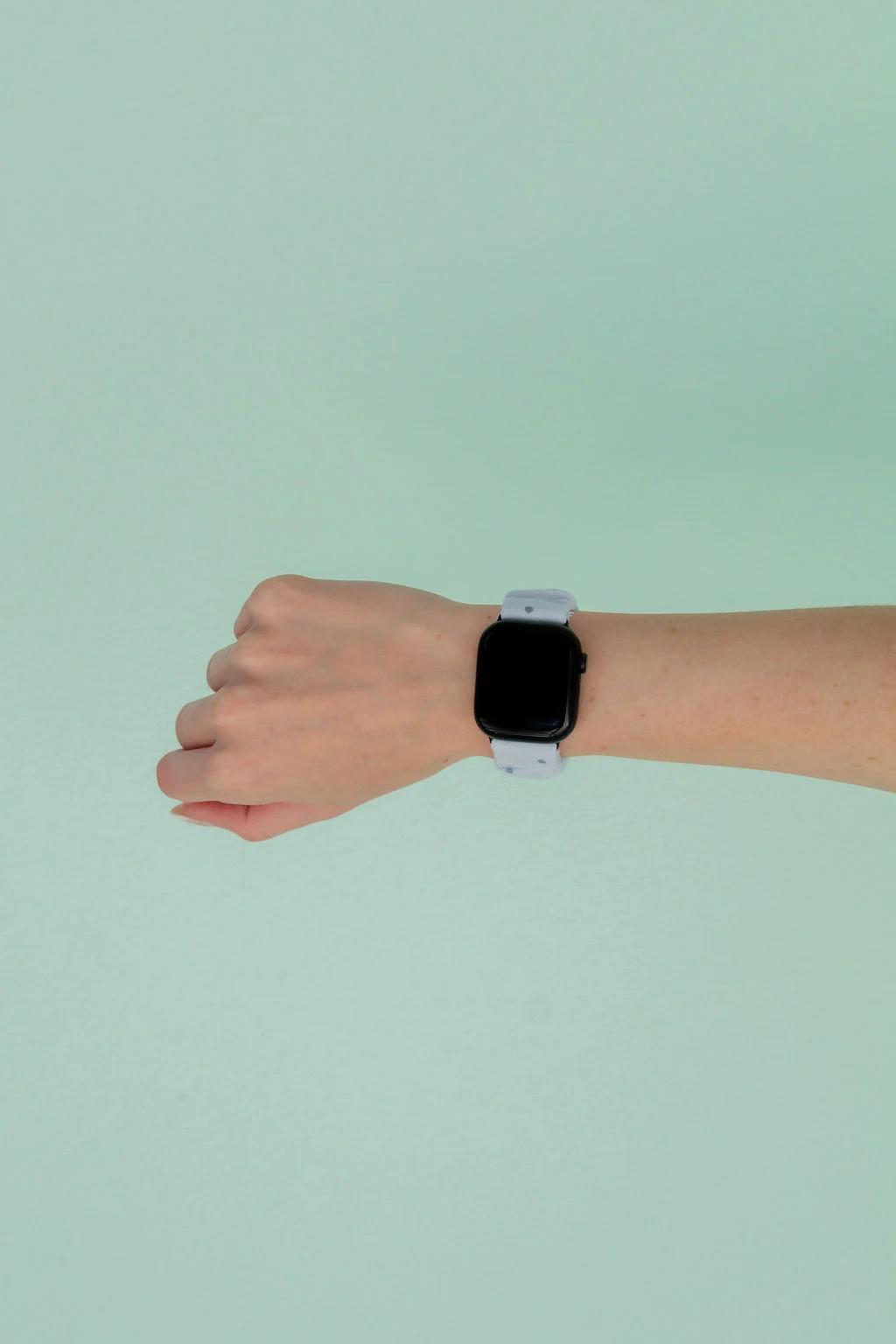 Blue Polka Dot Apple Watch Band - Image 3