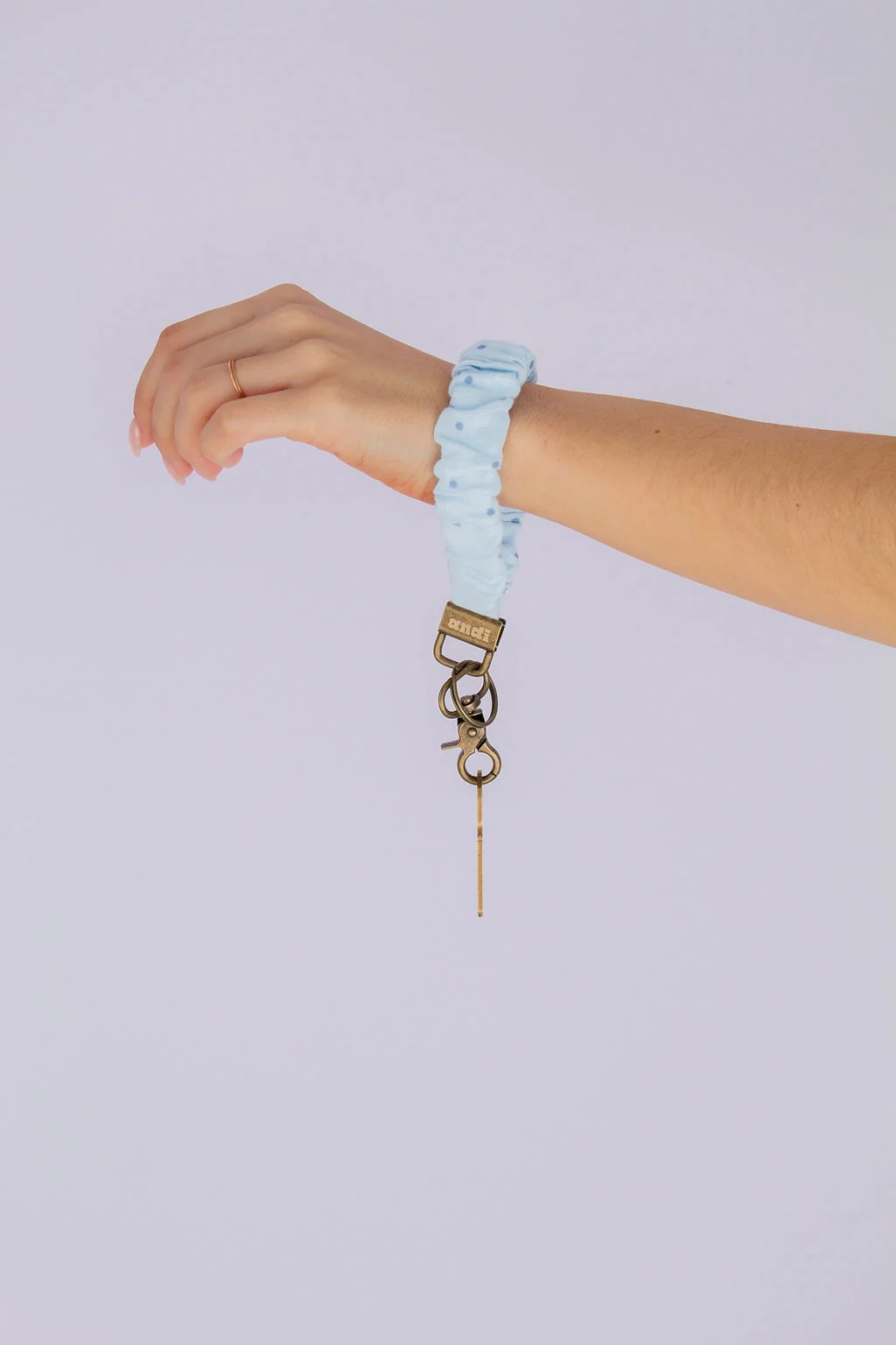 Blue Polka Dot Keychain - Image 4