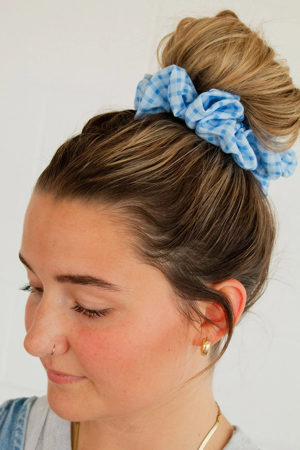 Blue Skies Jumbo Scrunchie - Image 4