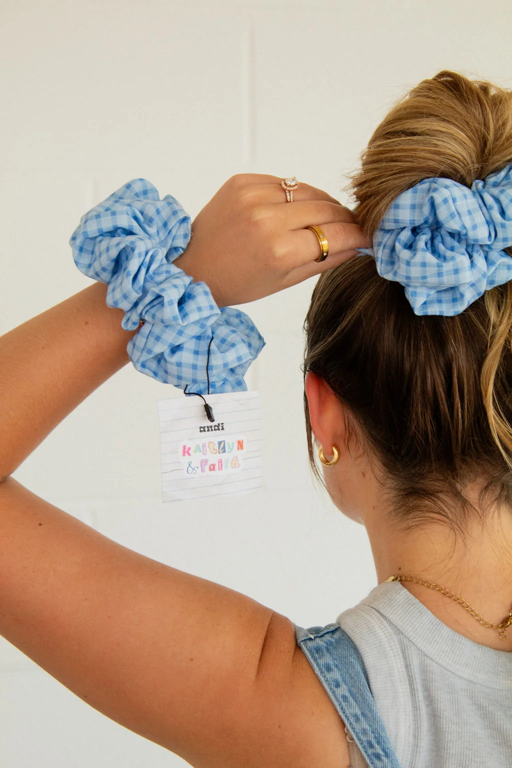 Blue Skies Jumbo Scrunchie - Image 5