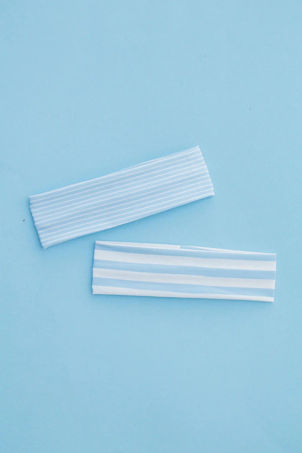 Blue Stripes Stretchy Headband