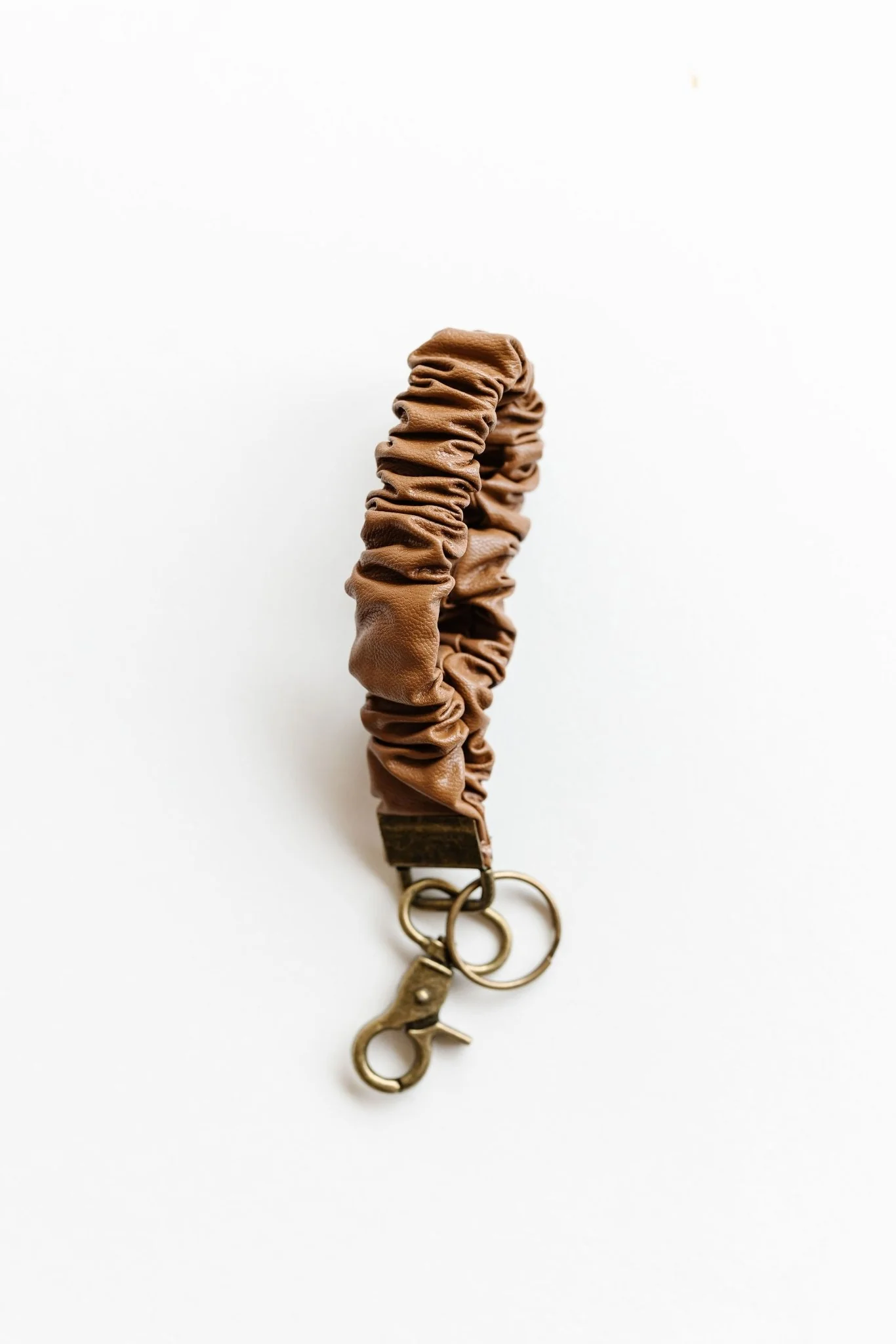 Brown Leather Keychain - Image 4