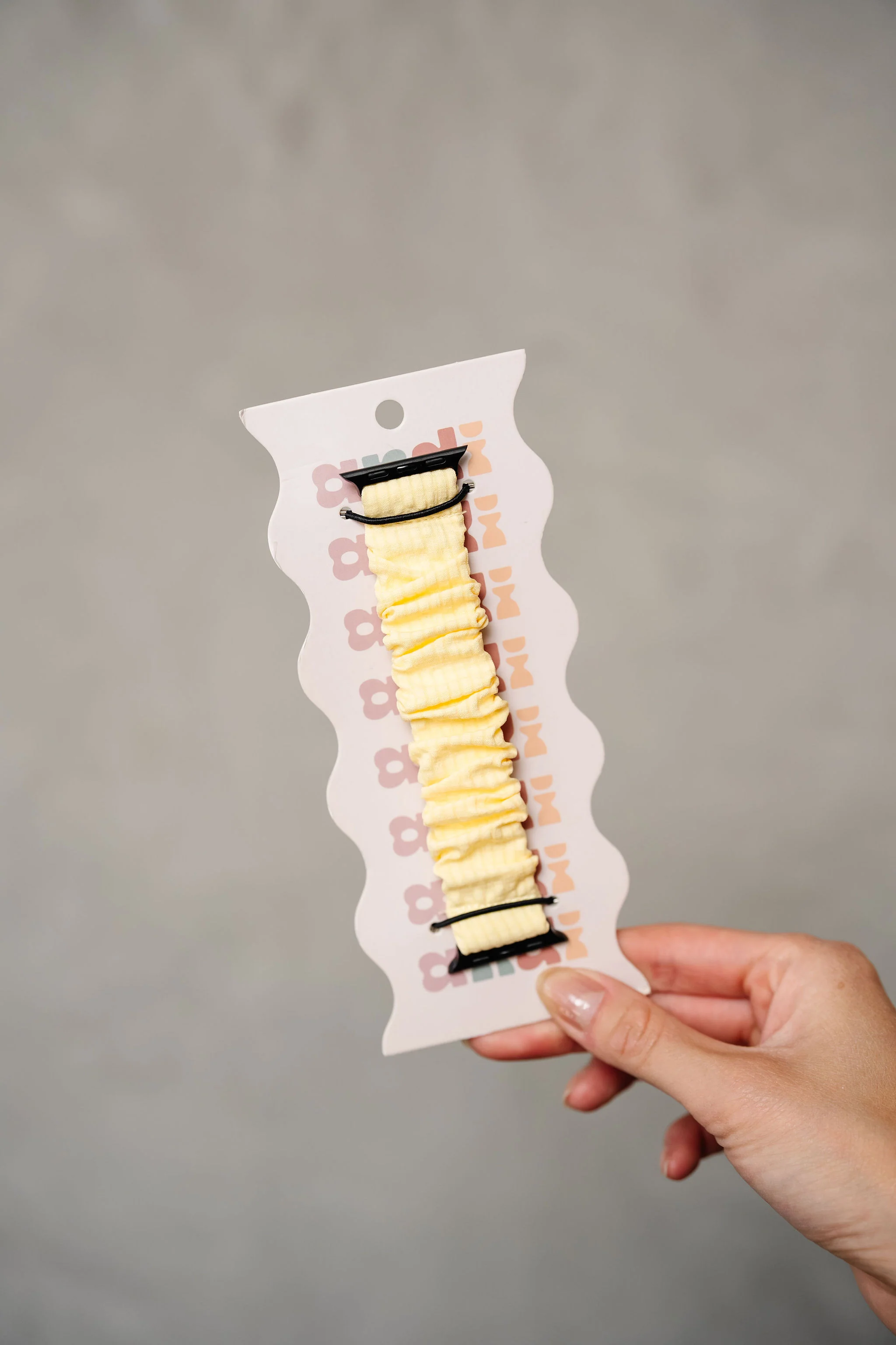Butter Yellow Scrunchie Watch Band - Image 2