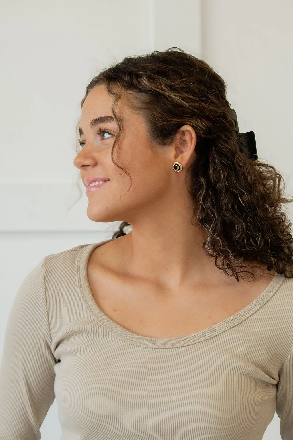 Crescent Moon Studs - Image 4