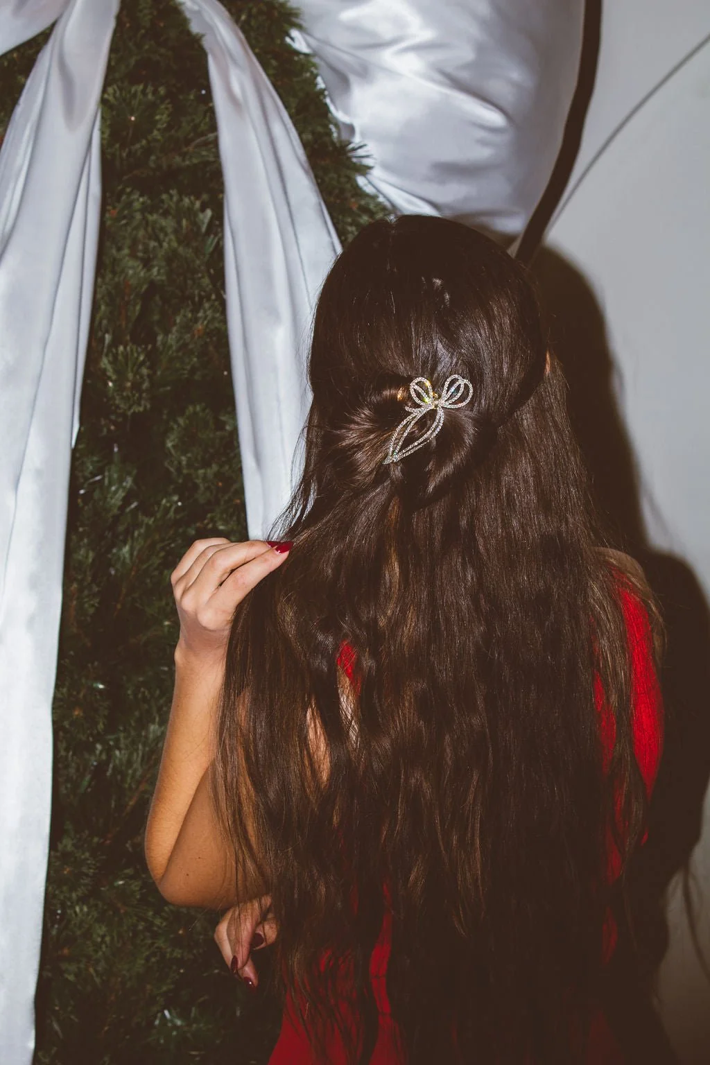 Diamond Bow Hair Pin - Image 5
