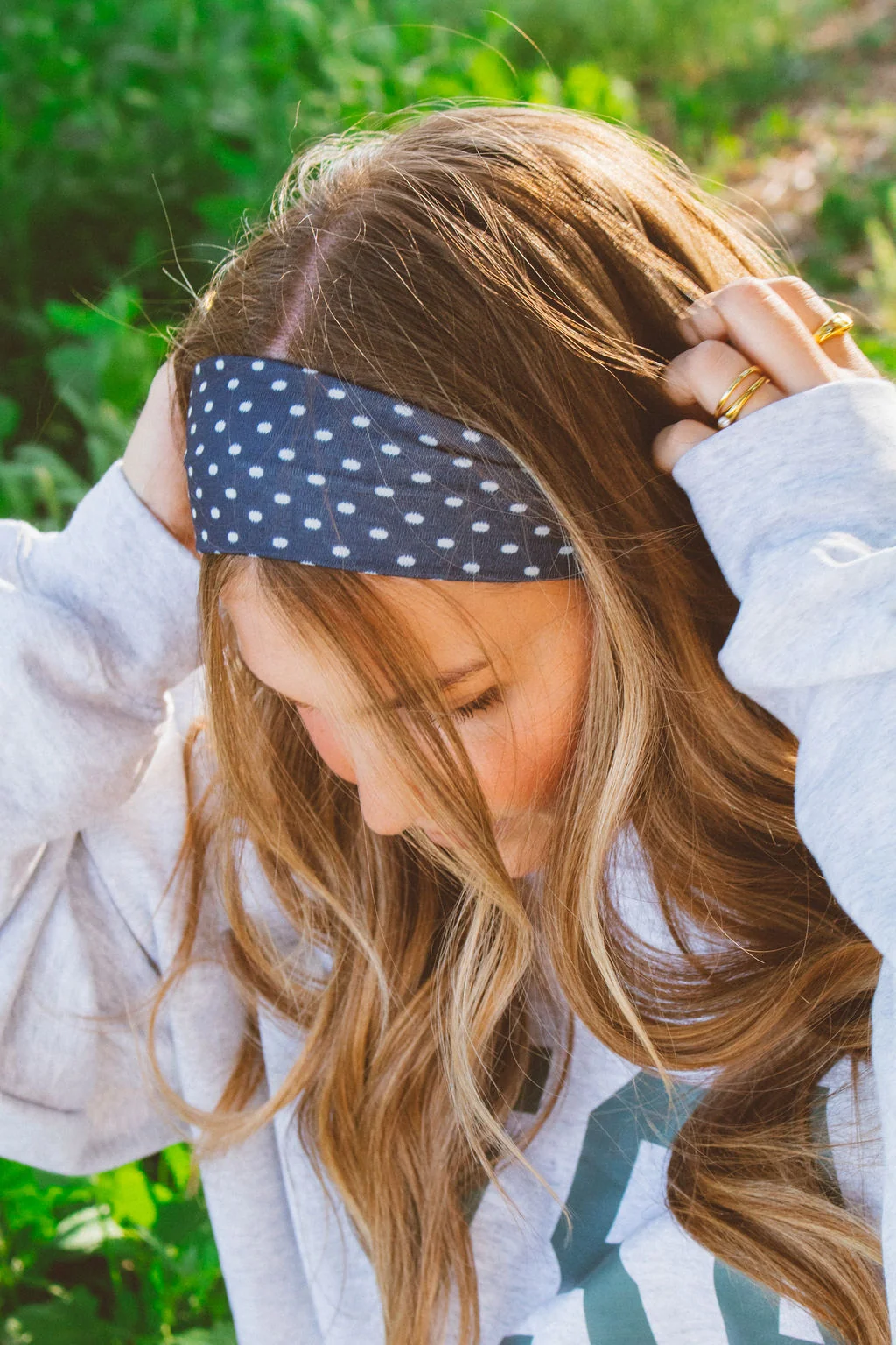 Dotted Stretchy Headband - Image 10