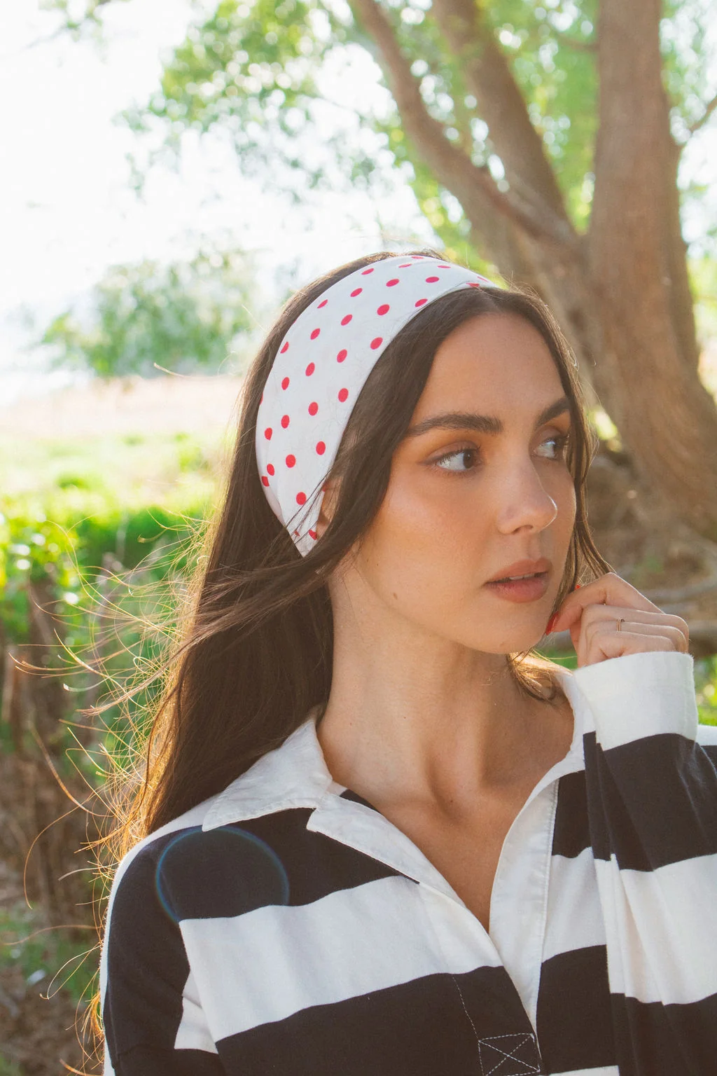 Dotted Stretchy Headband - Image 3