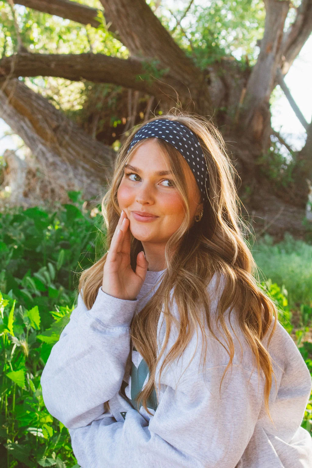 Dotted Stretchy Headband - Image 9