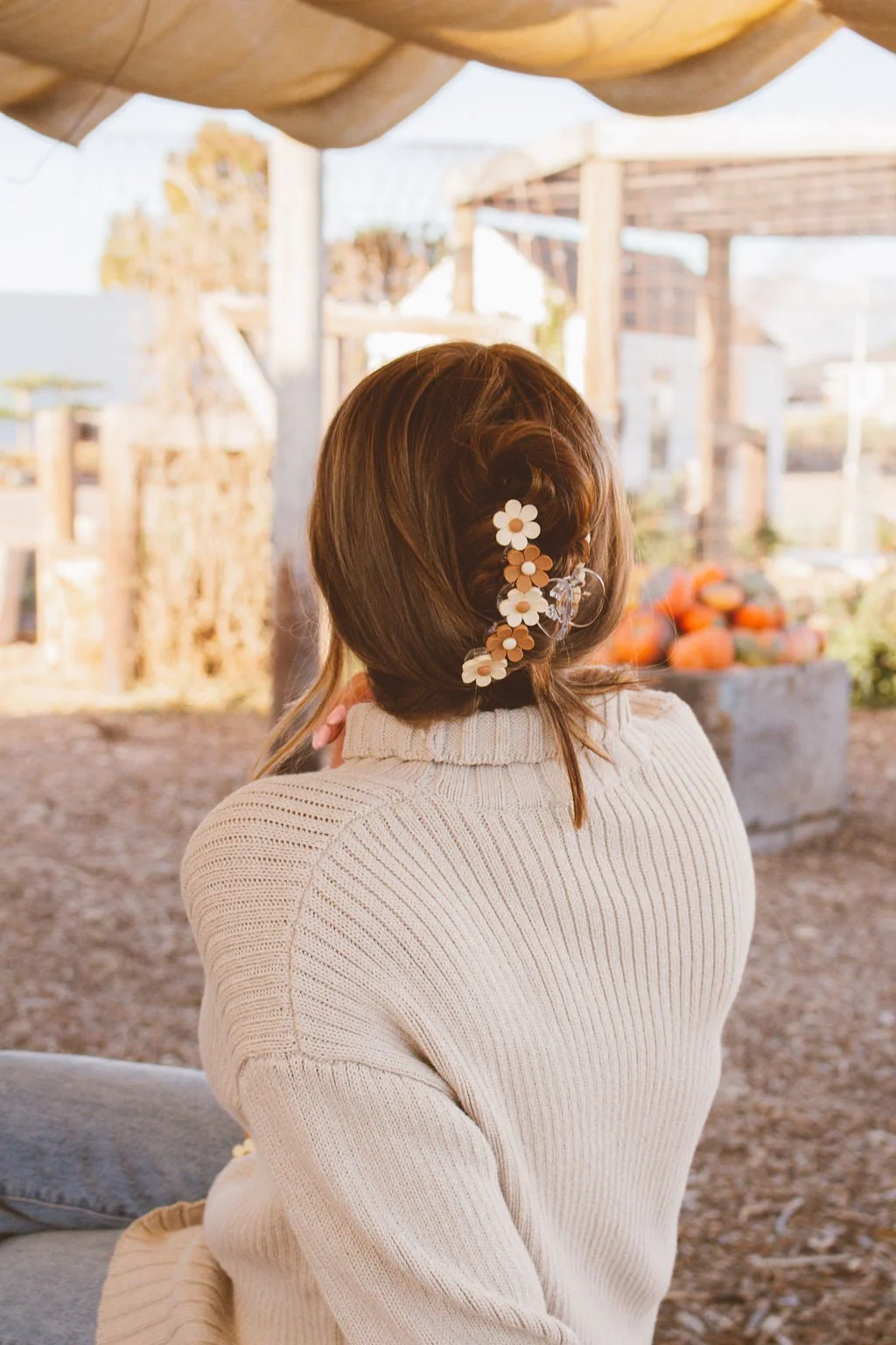 Fall Blossom Claw Clip - Image 3