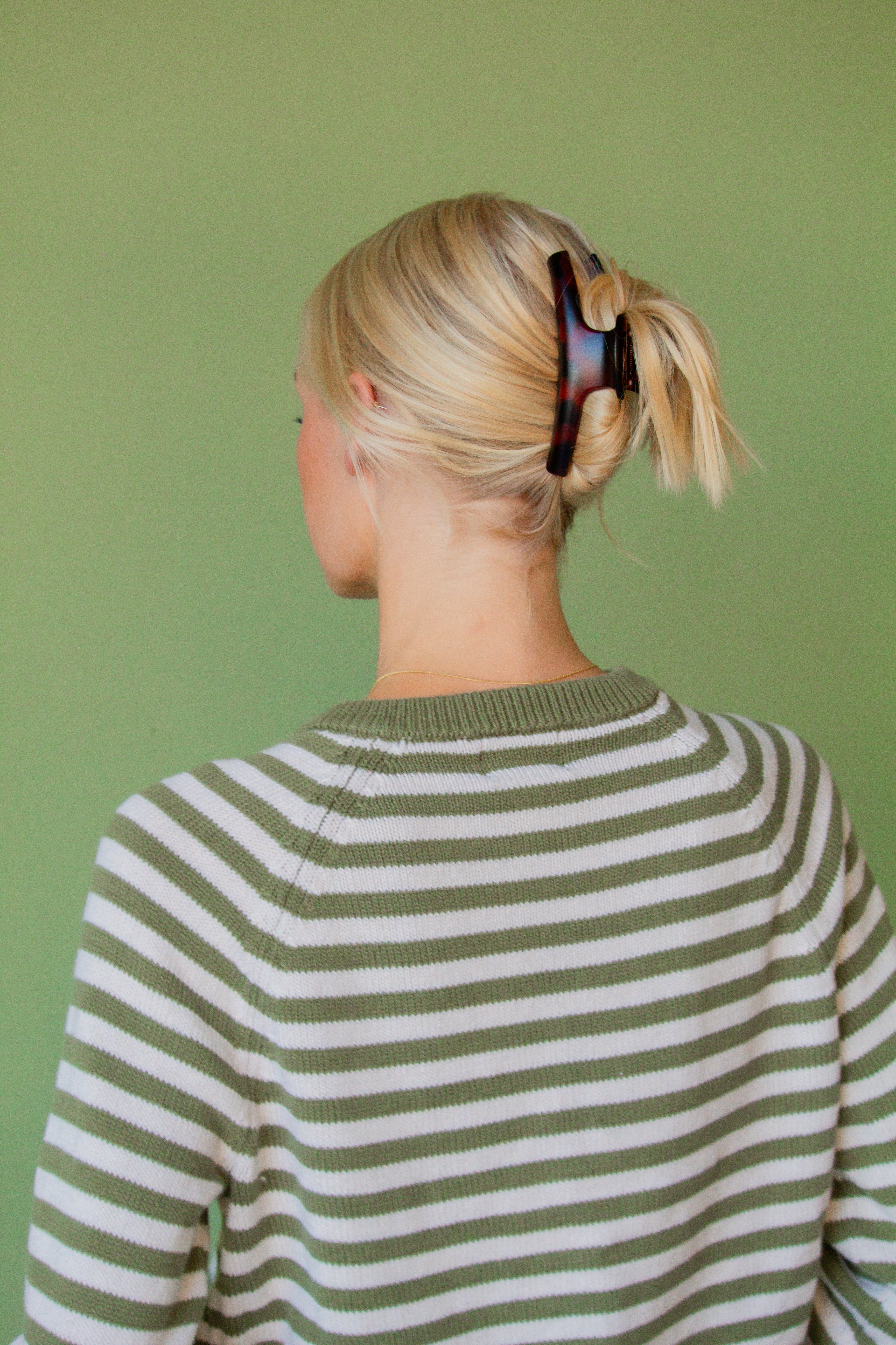Earthy Toned Curved Claw Clip - Image 7