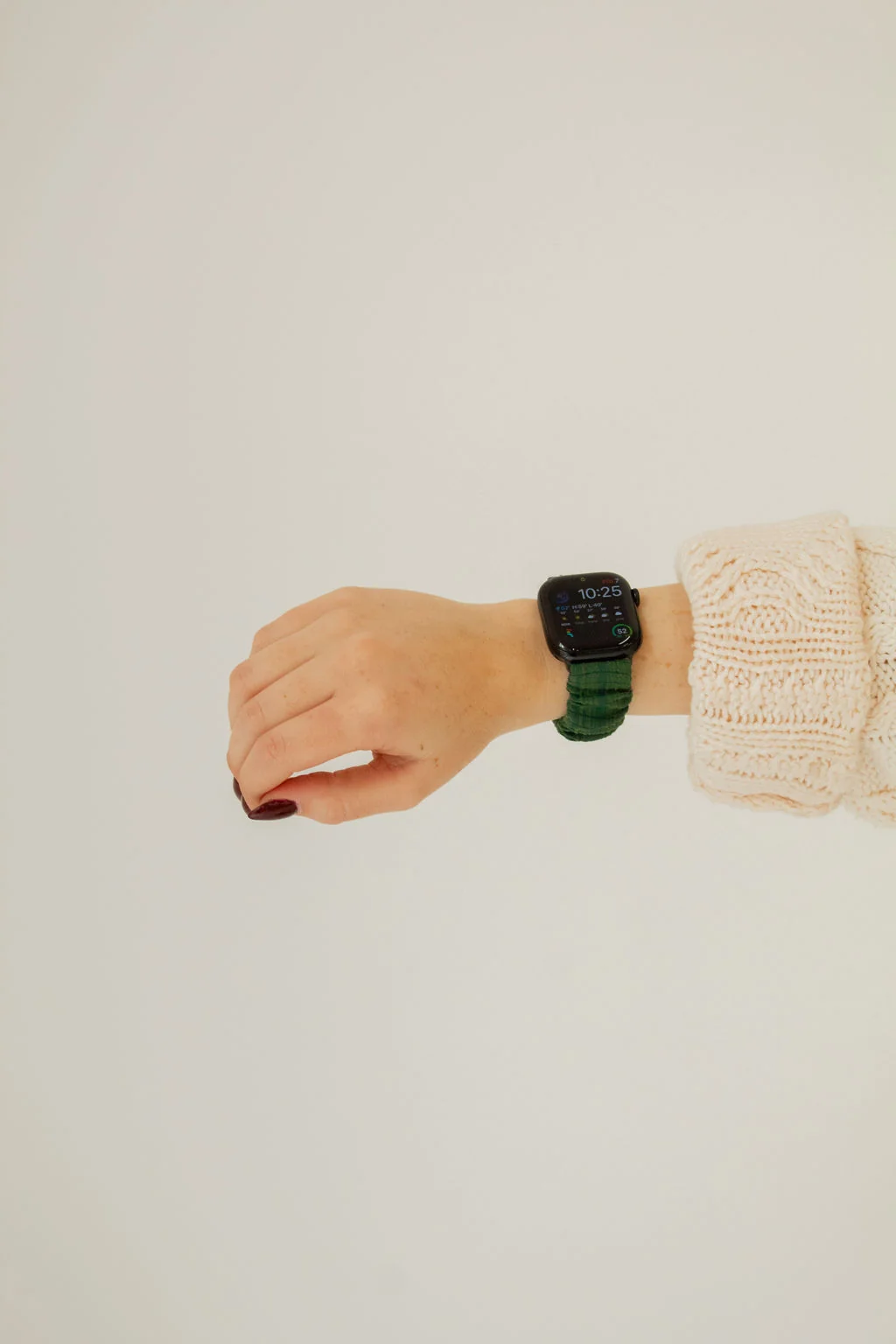 Forest Green Textured Apple Watch Band - Image 3