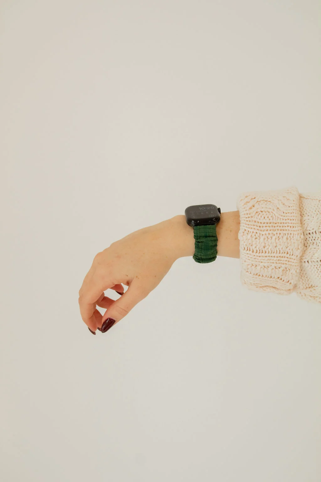 Forest Green Textured Apple Watch Band - Image 4