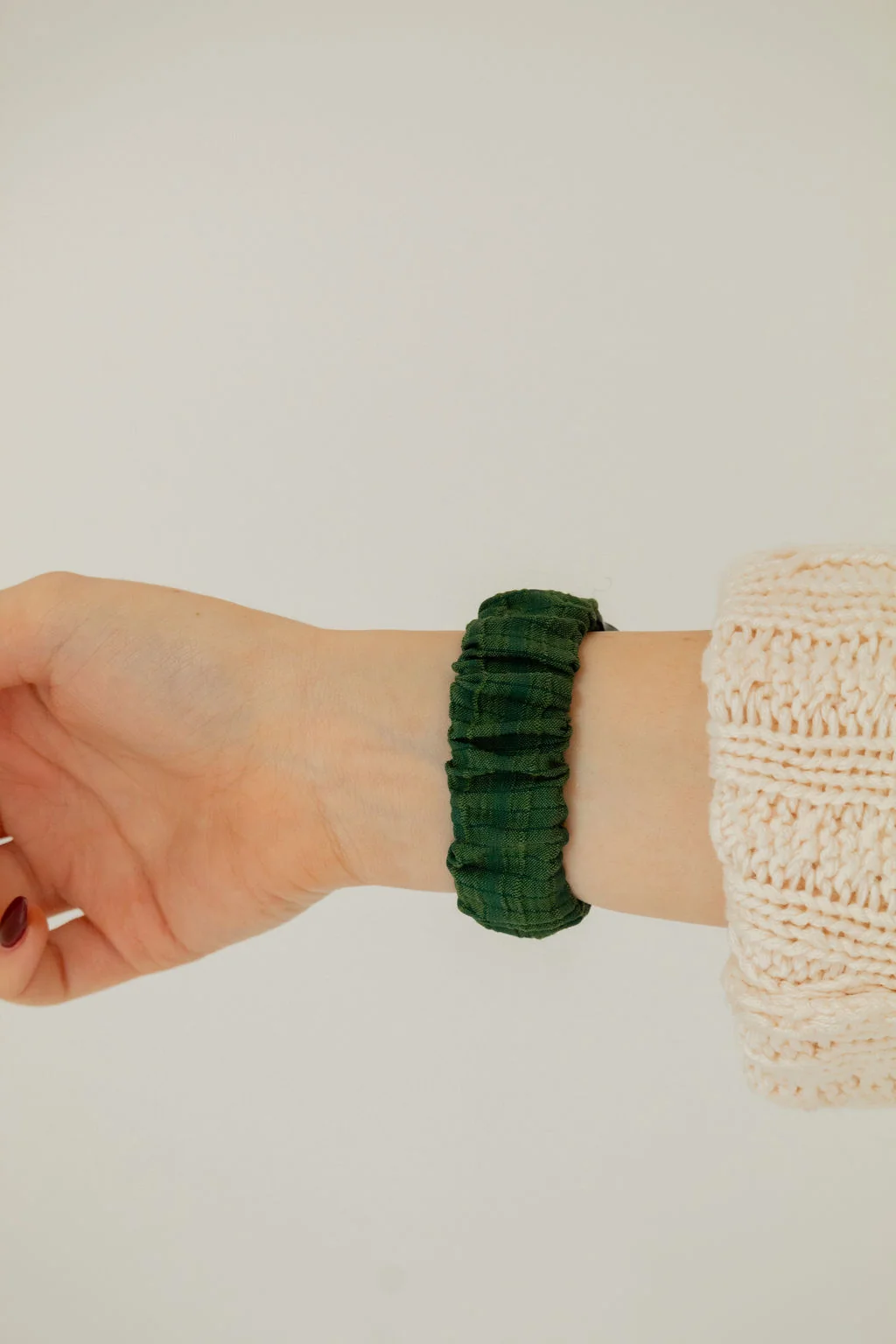 Forest Green Textured Apple Watch Band - Image 5
