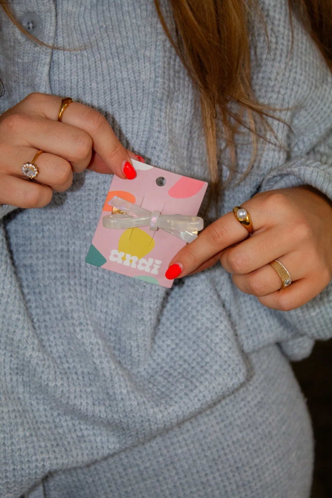 Glossy Bow Clip - Image 4