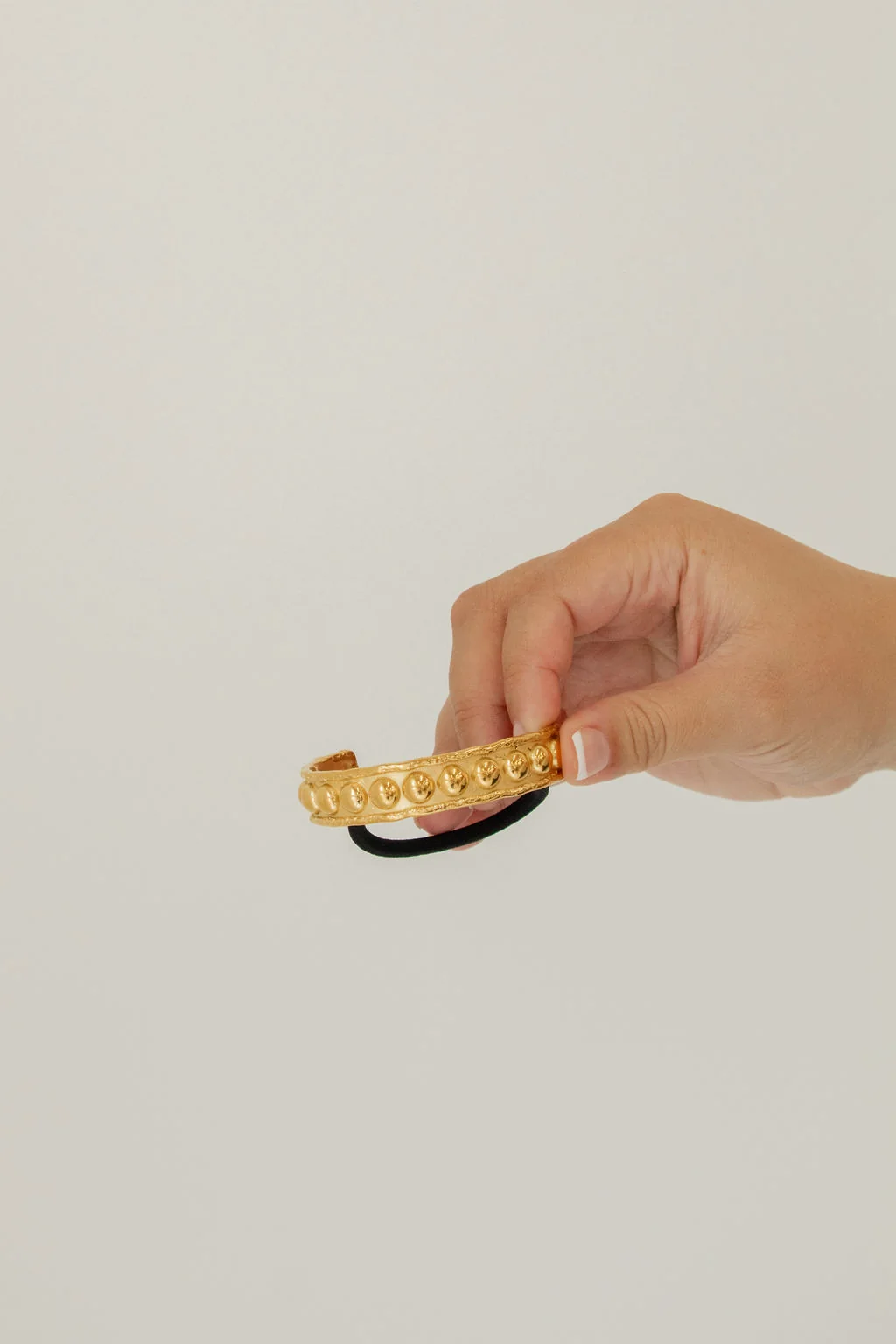 Gold Studded Bun Cuff - Image 2