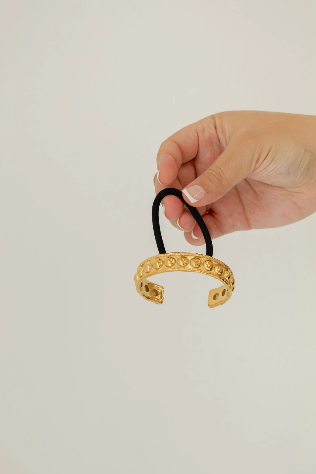 Gold Studded Bun Cuff - Image 5