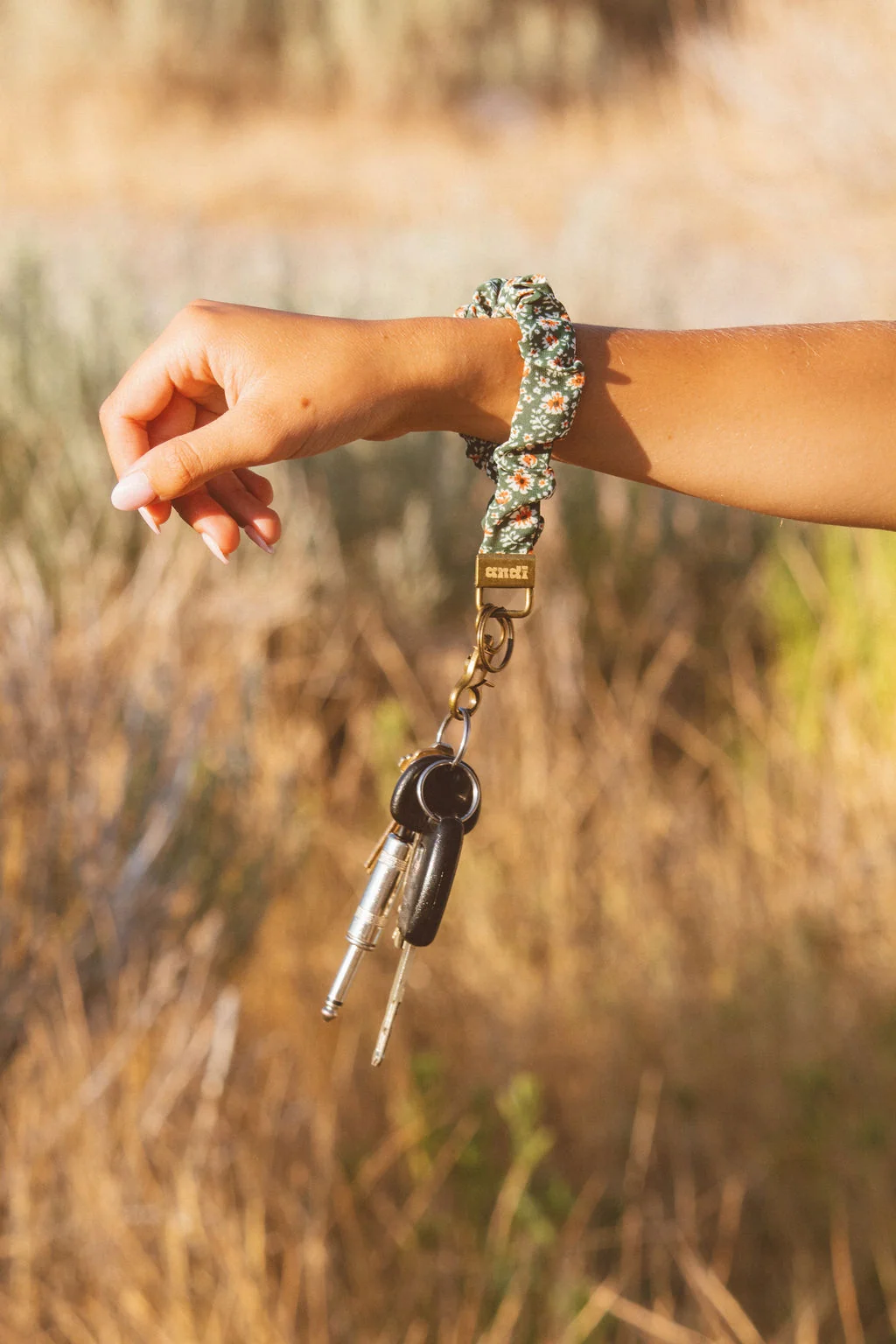 Green Floral Keychain - Image 4