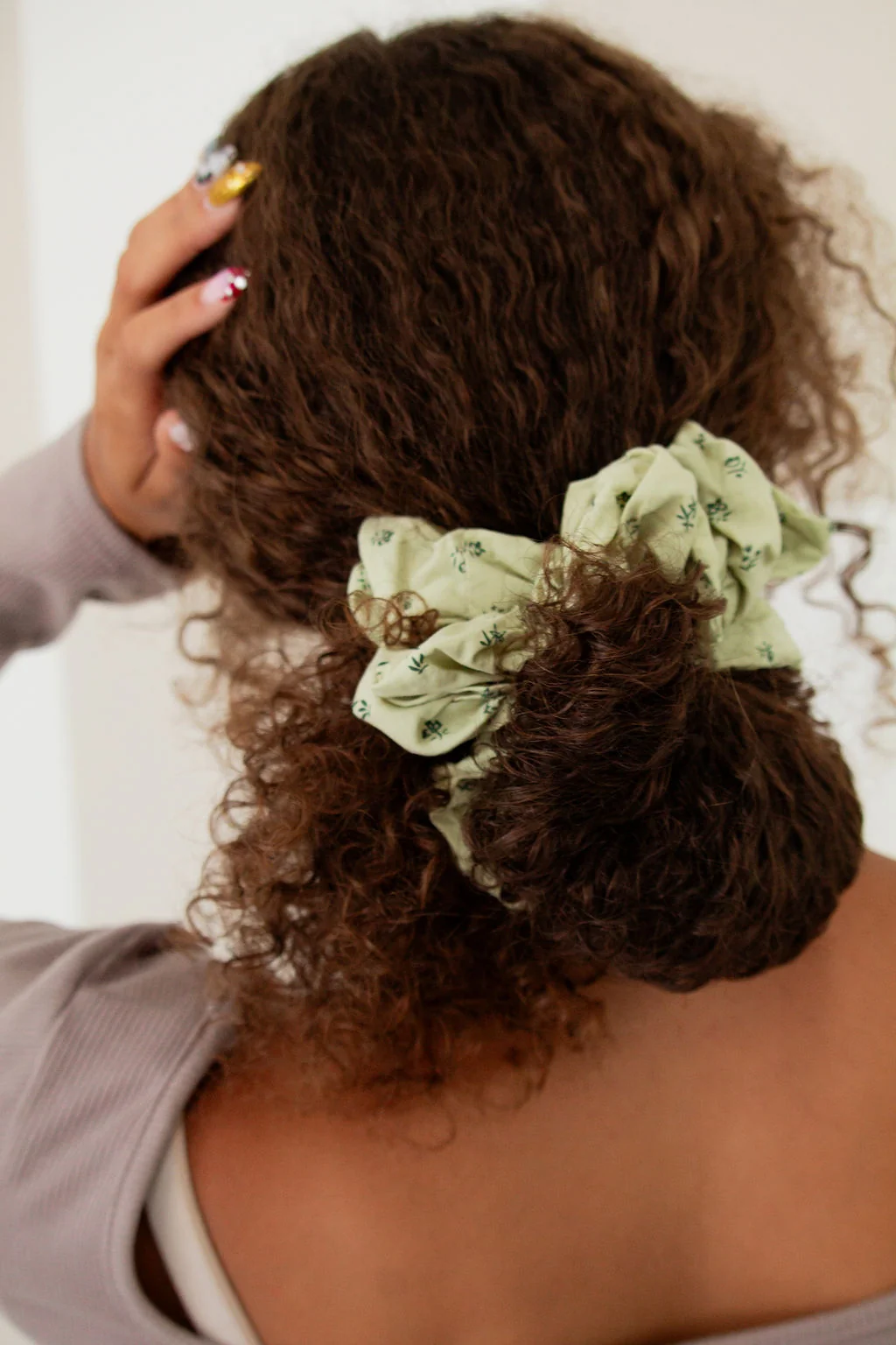Pine Floral Jumbo Scrunhie - Image 3