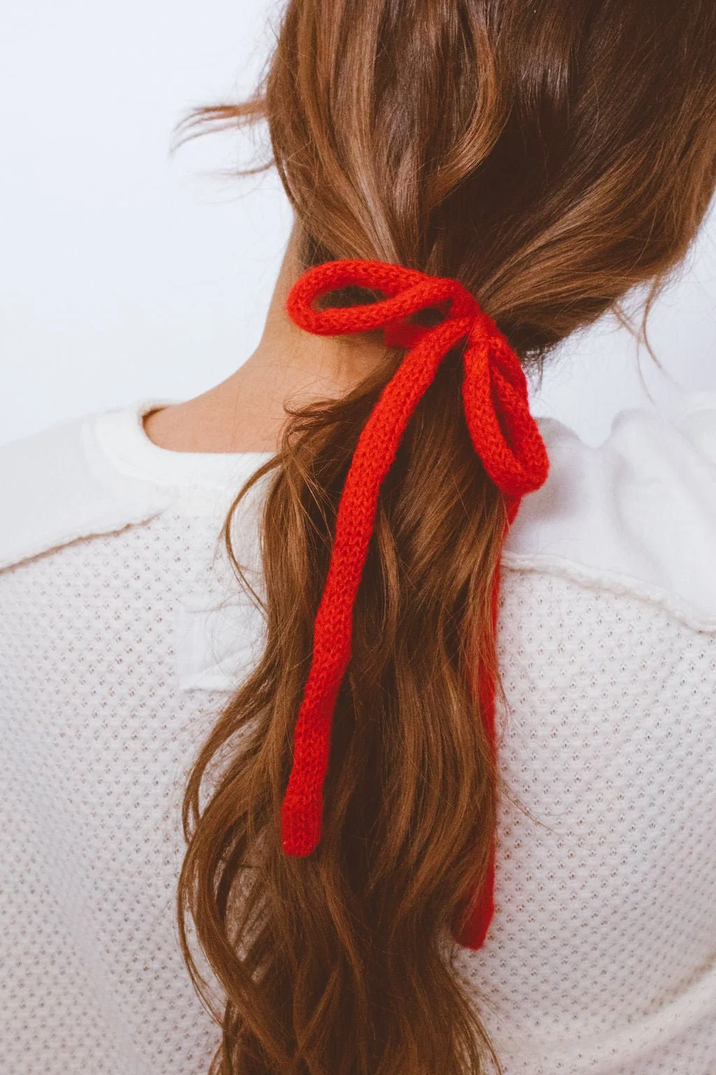 Knit Long Bow Tie - Image 14