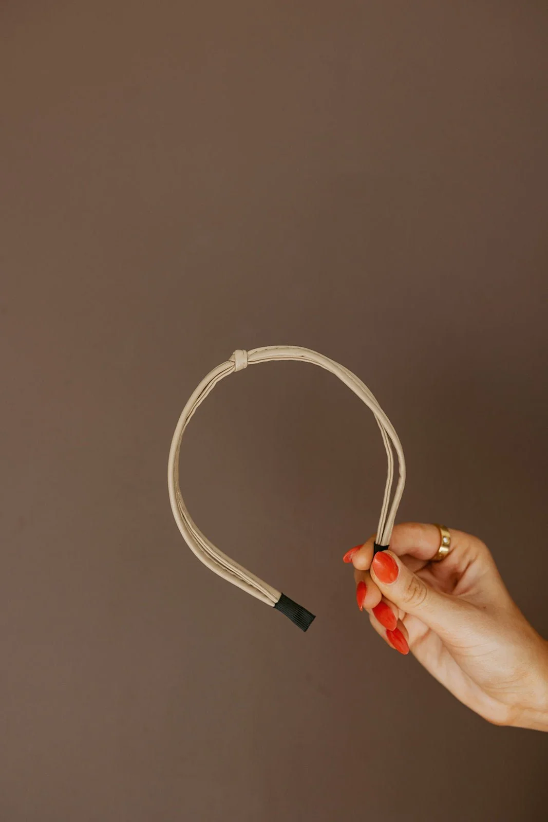 Leather Knot Headband - Image 7