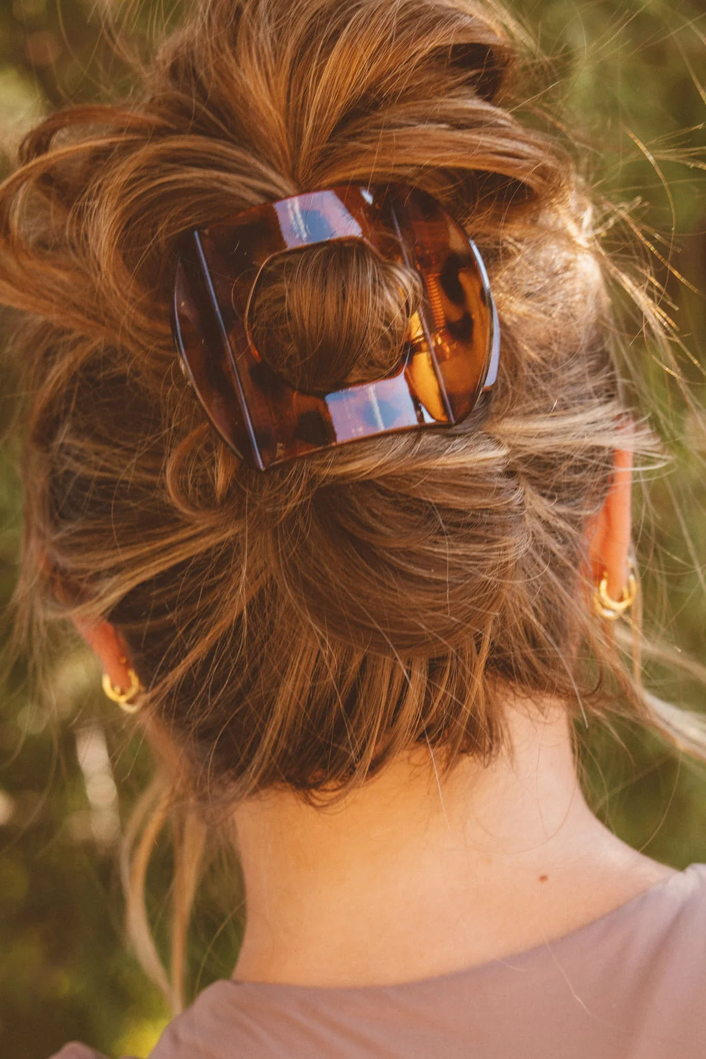 Leopard Curved Claw Clip