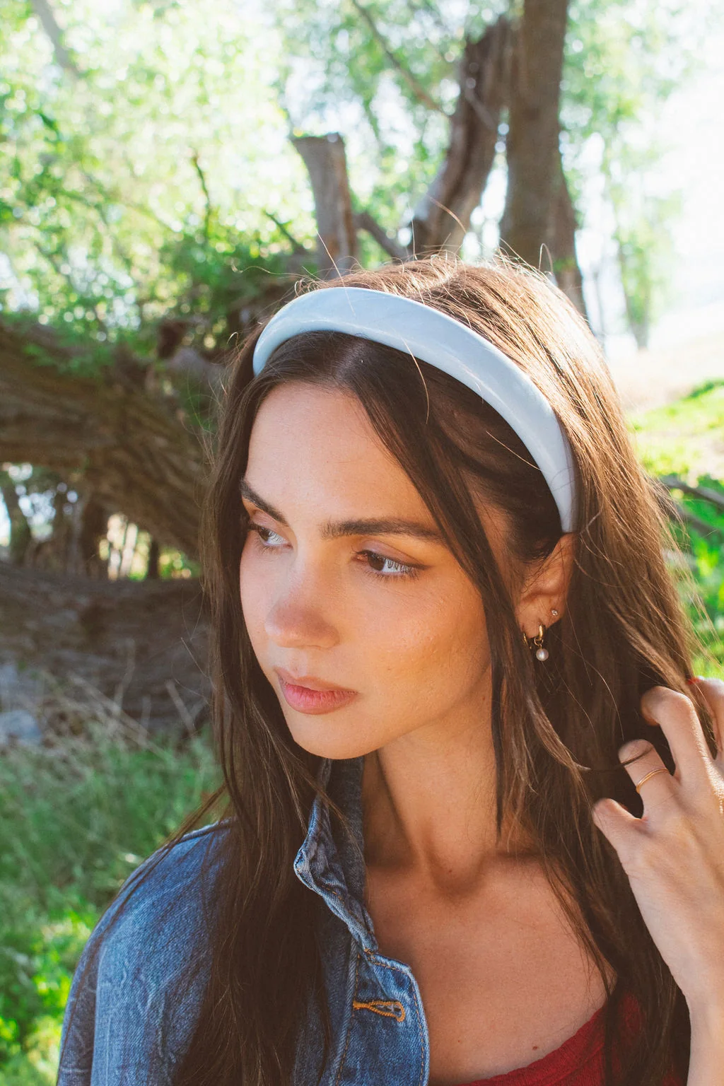 Light Blue Cushion Headband - Image 4