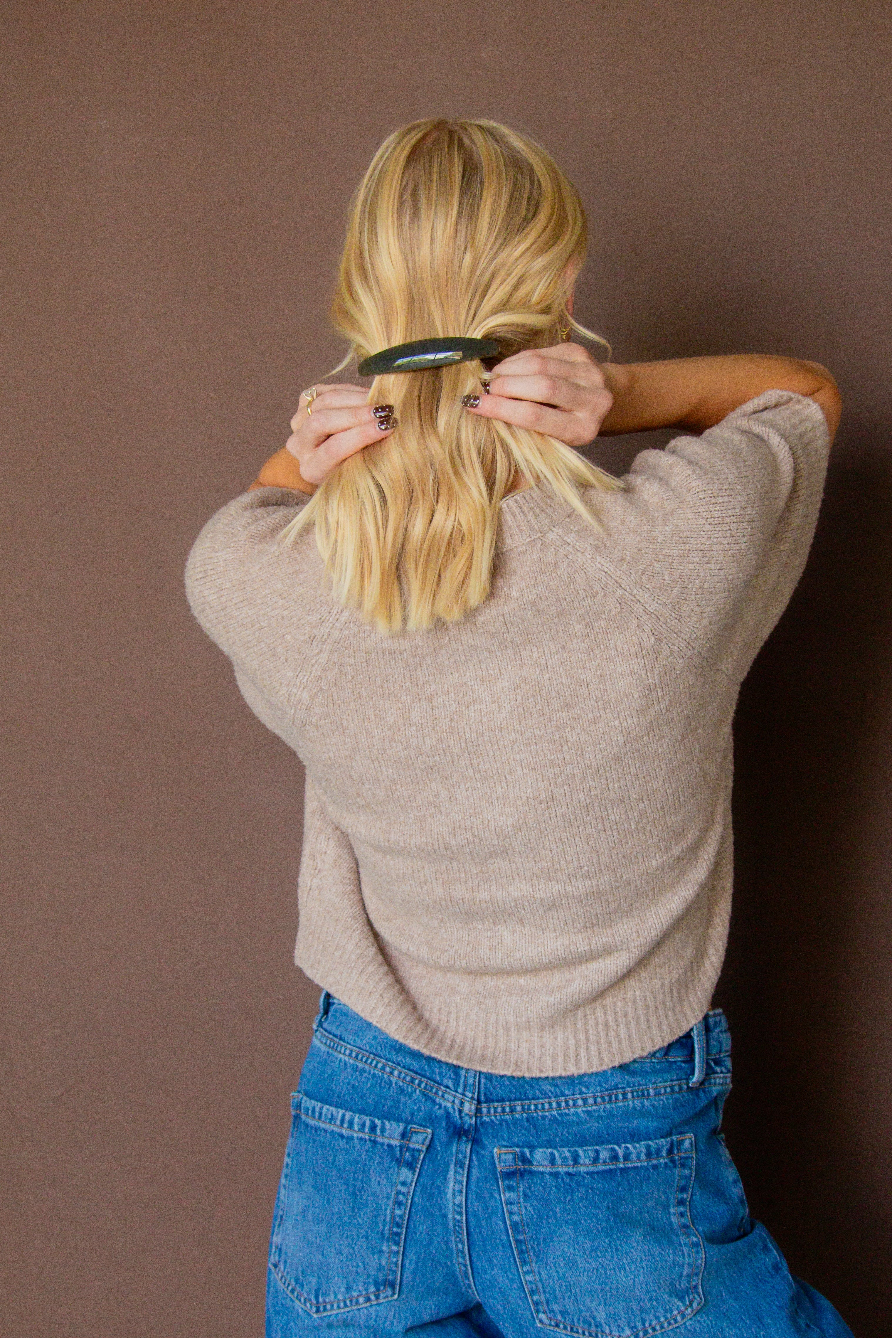 Long Oval Barrette - Image 4