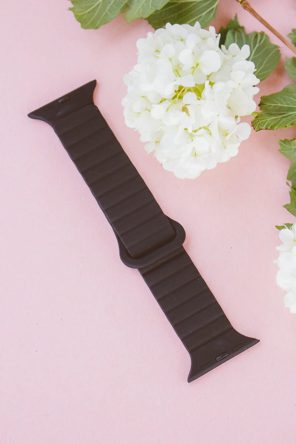Midnight Black Magnetic Loop Watch Band - Image 2