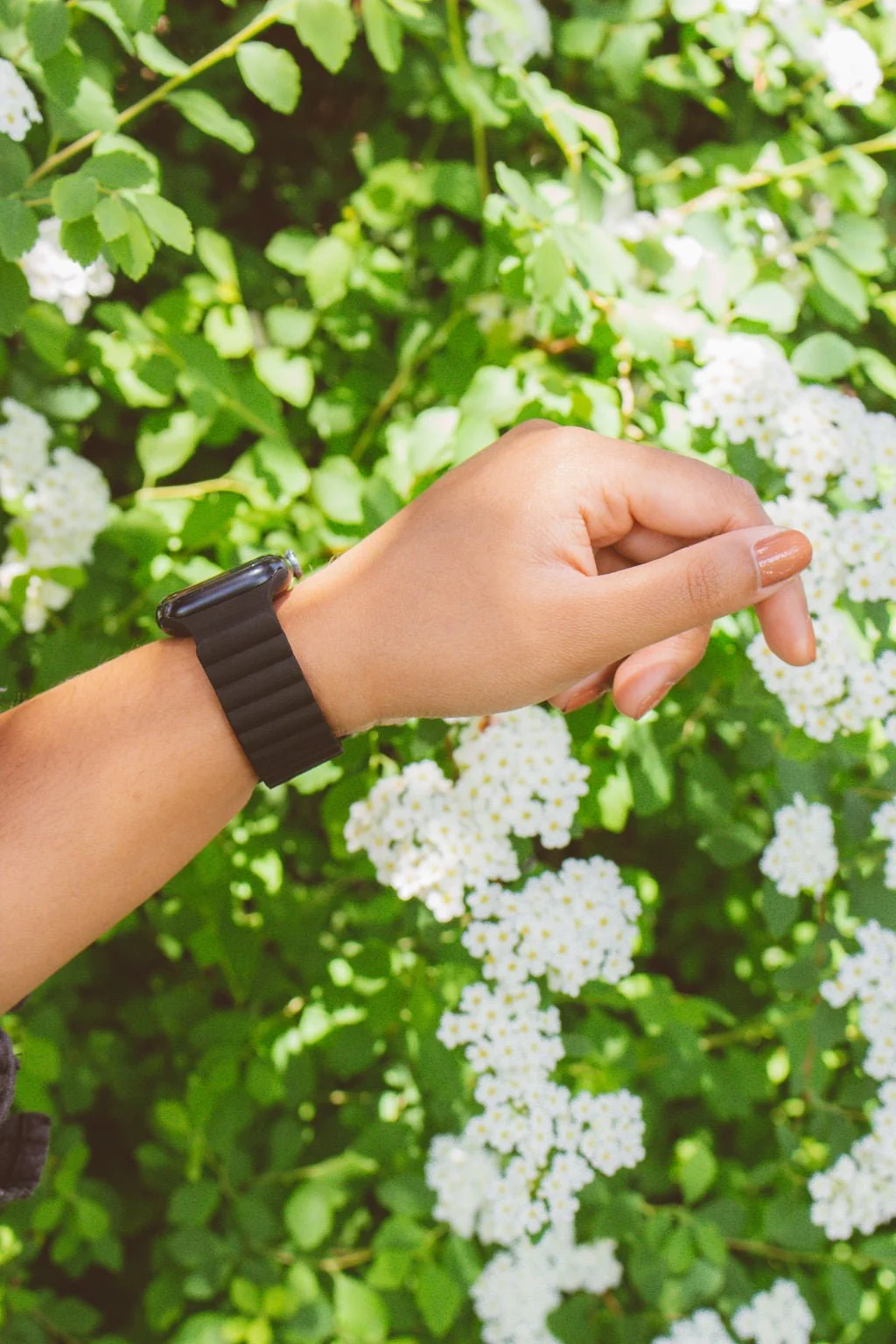 Midnight Black Magnetic Loop Watch Band - Image 8