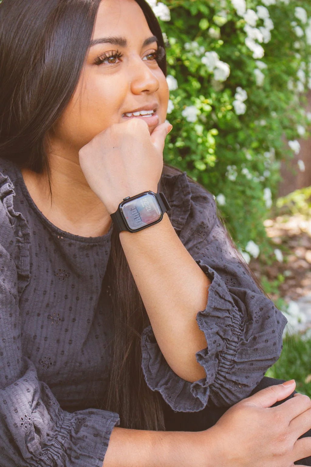 Midnight Black Magnetic Loop Watch Band - Image 9
