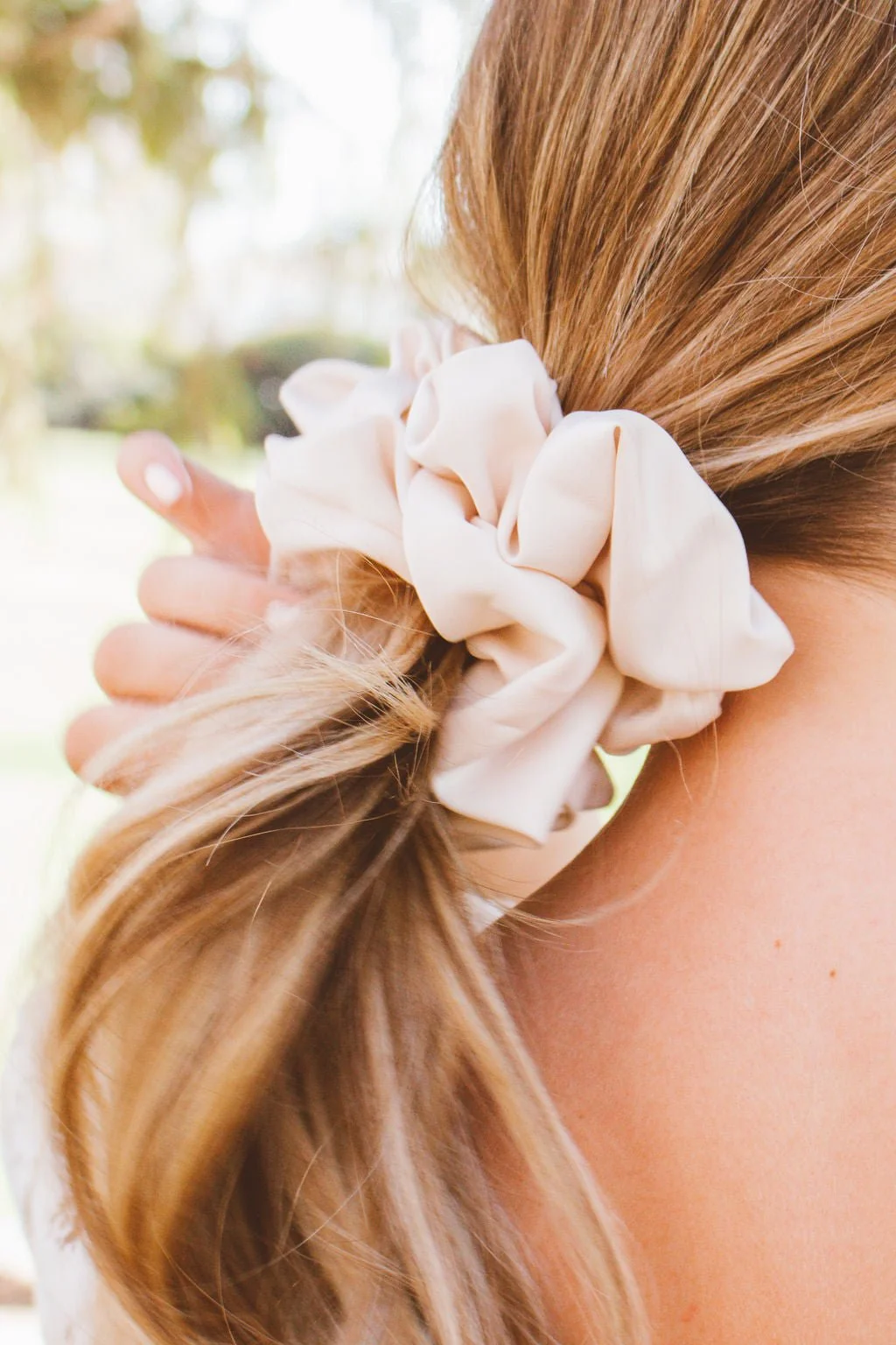 Oat Milk Jumbo Scrunchie - Image 9