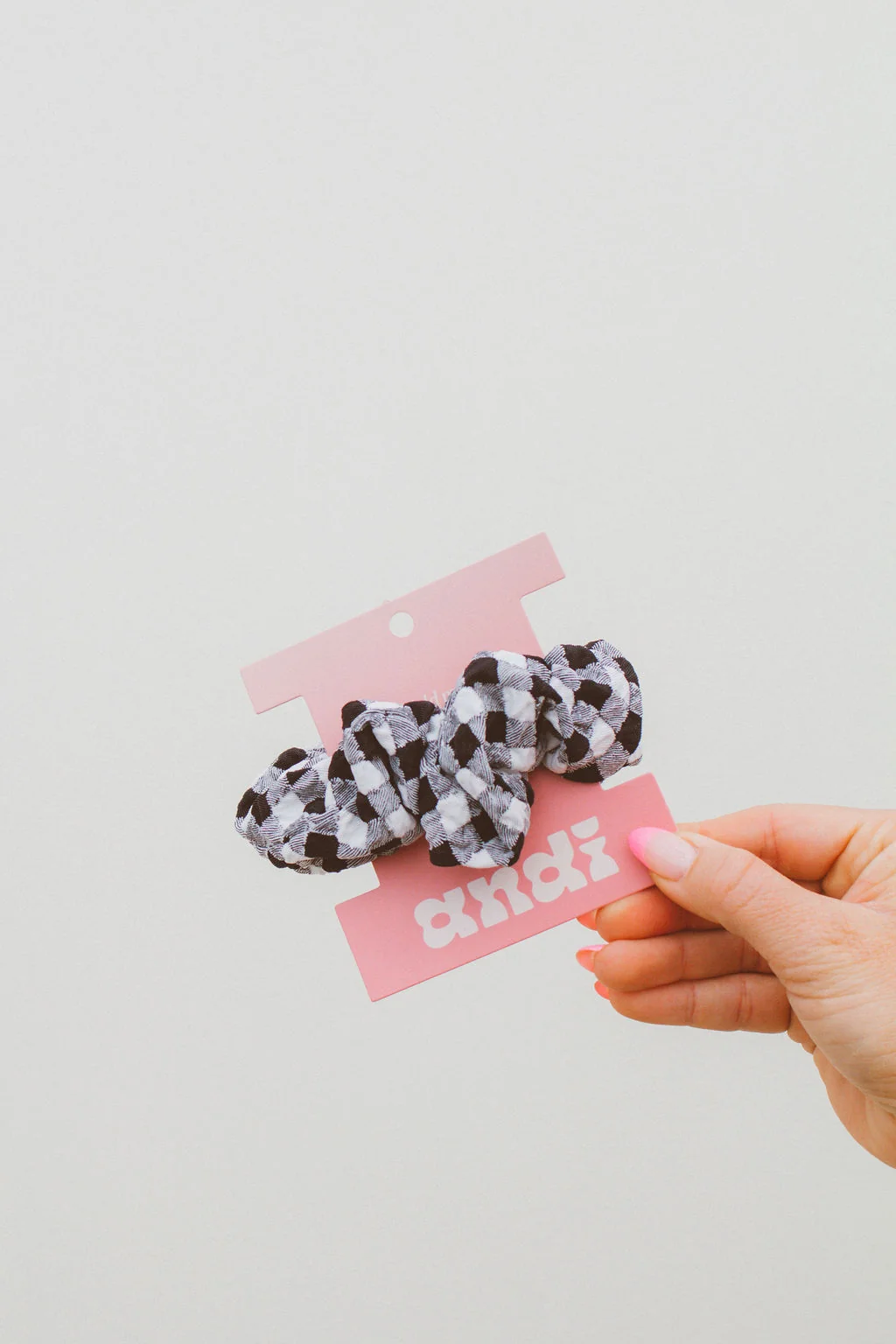 Orca Gingham Oversized Scrunchie - Image 3