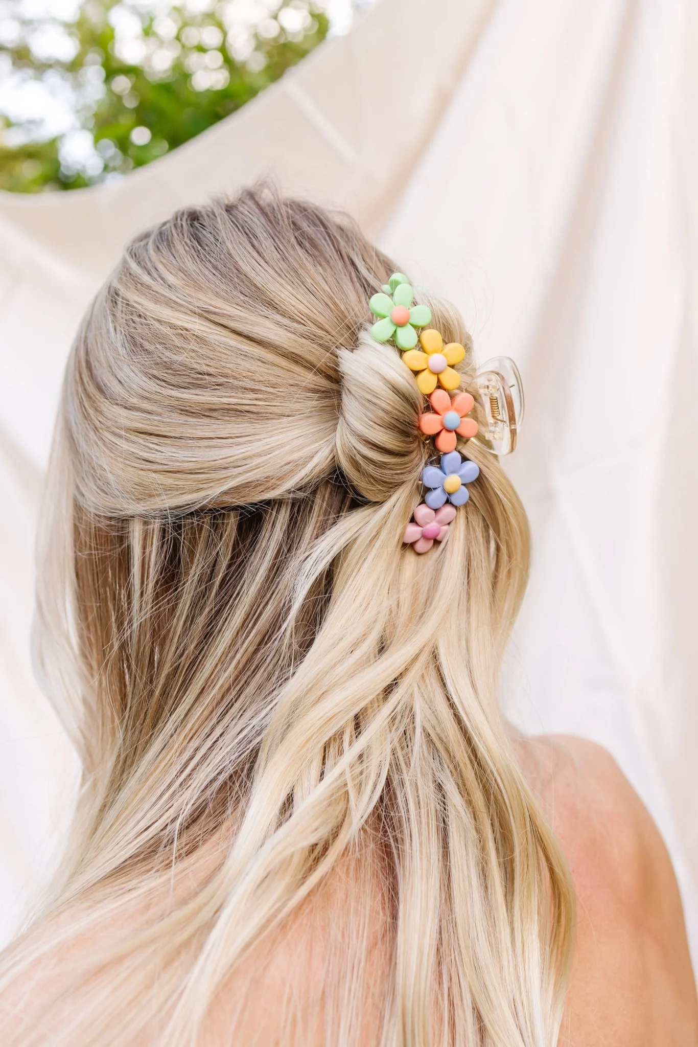 Pastel Blossom Claw Clip - Image 3
