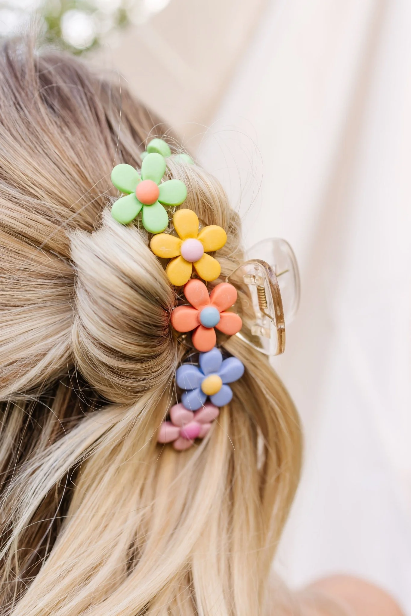 Pastel Blossom Claw Clip - Image 4