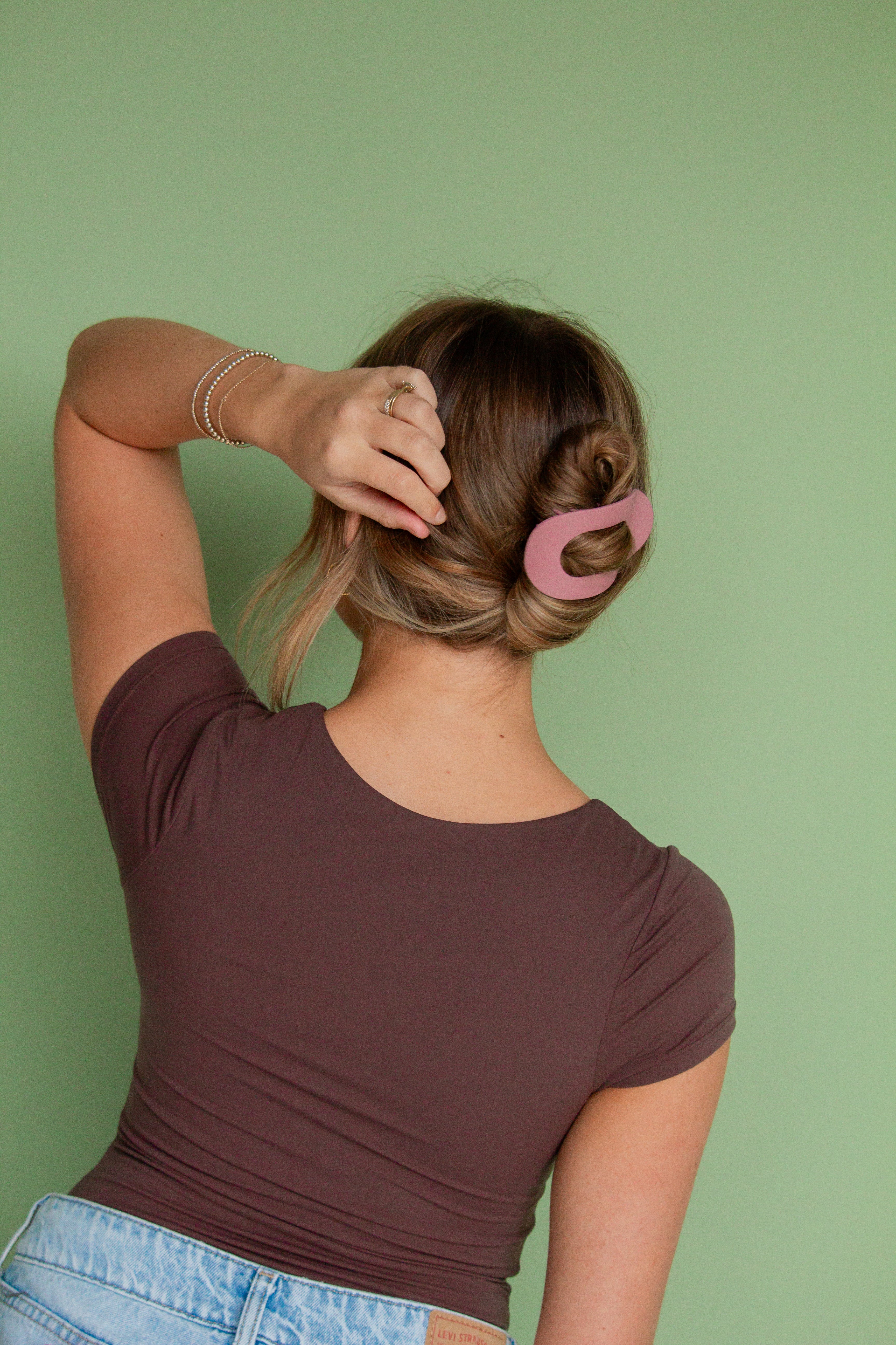 Circle Cutout Flat Claw Clip - Image 4