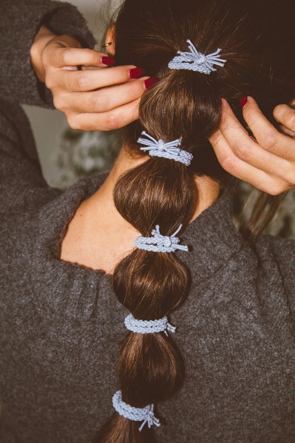 Rustic Braided Hair Ties 5-pack - Image 15