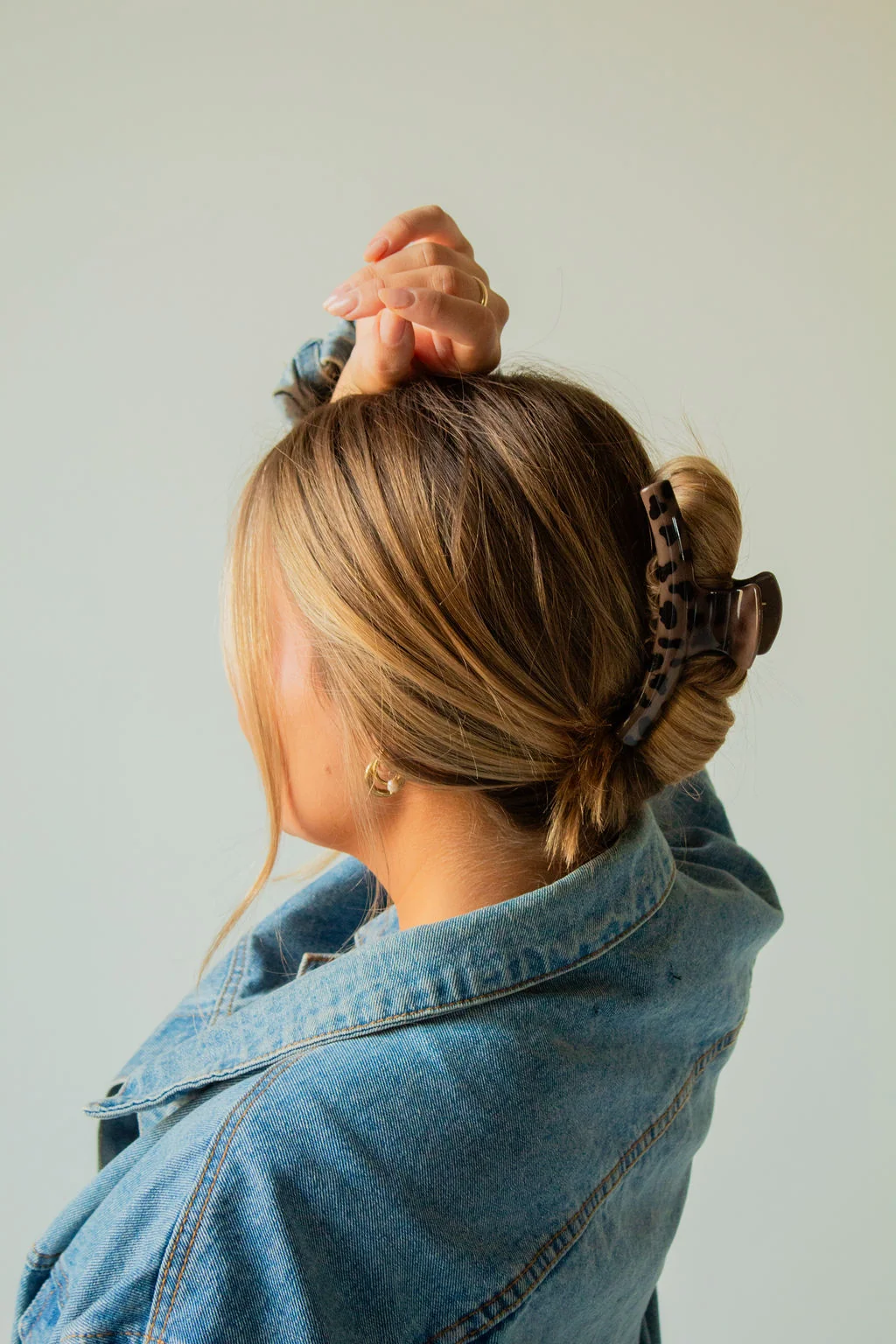 Skinny Leopard Claw Clip - Image 3