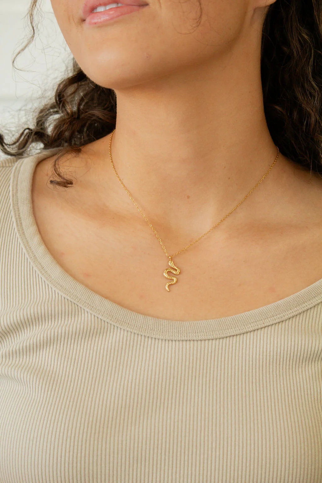 Serpent Pendant Necklace