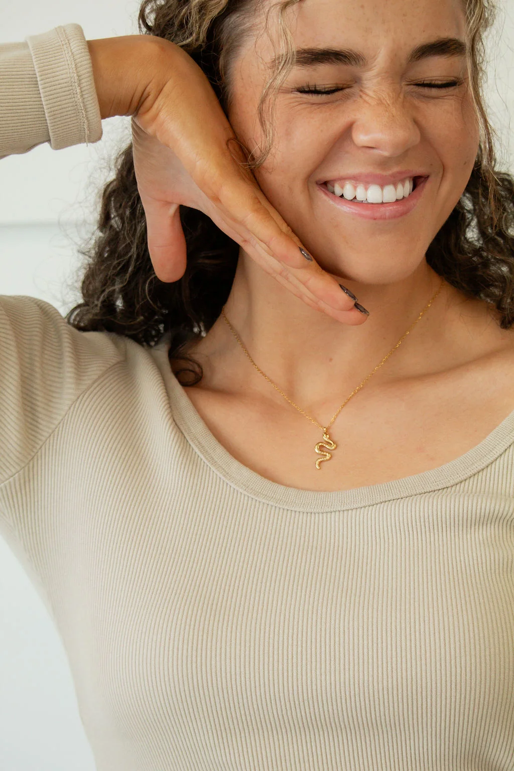 Serpent Pendant Necklace - Image 3