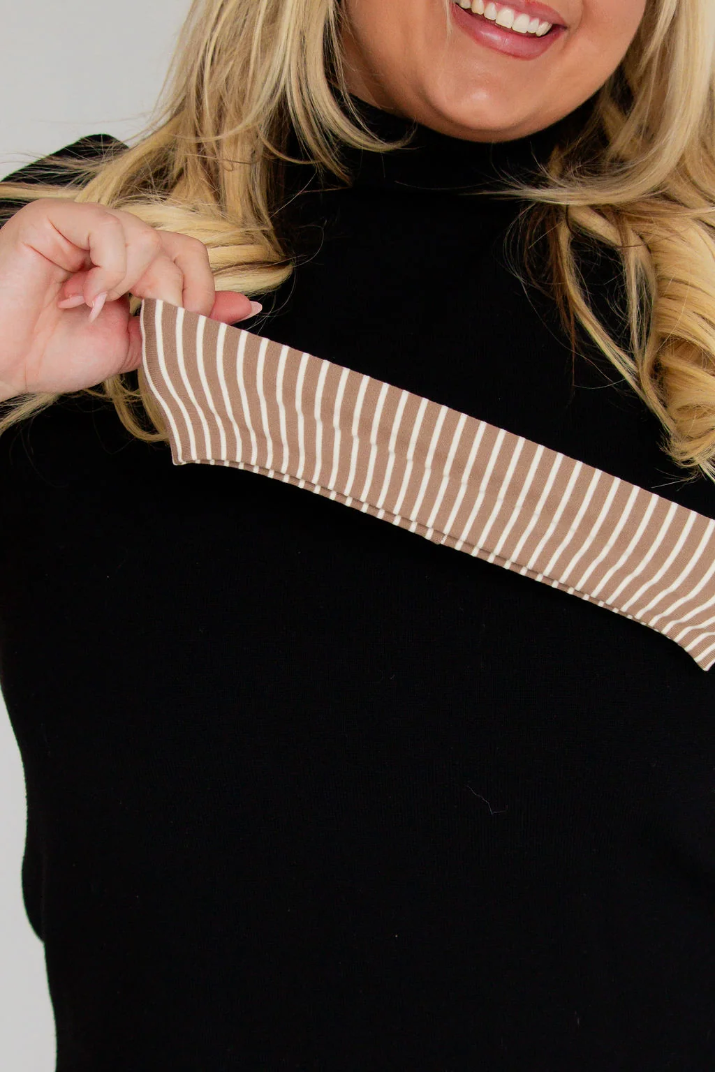 Soft Striped Stretchy Headband - Image 11
