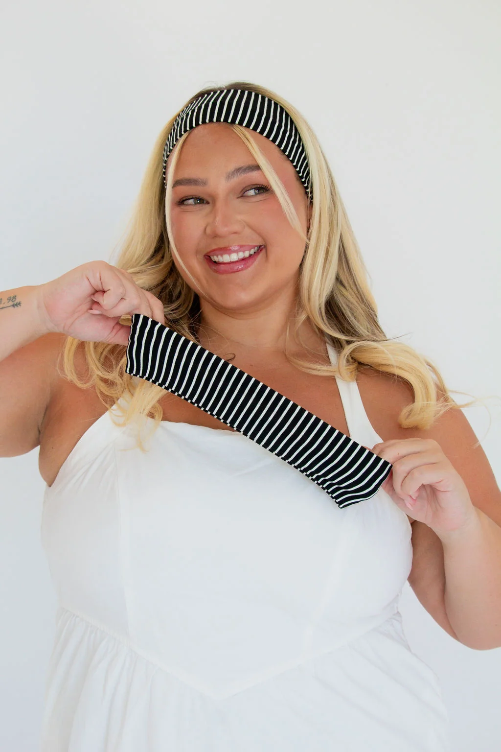 Soft Striped Stretchy Headband - Image 5