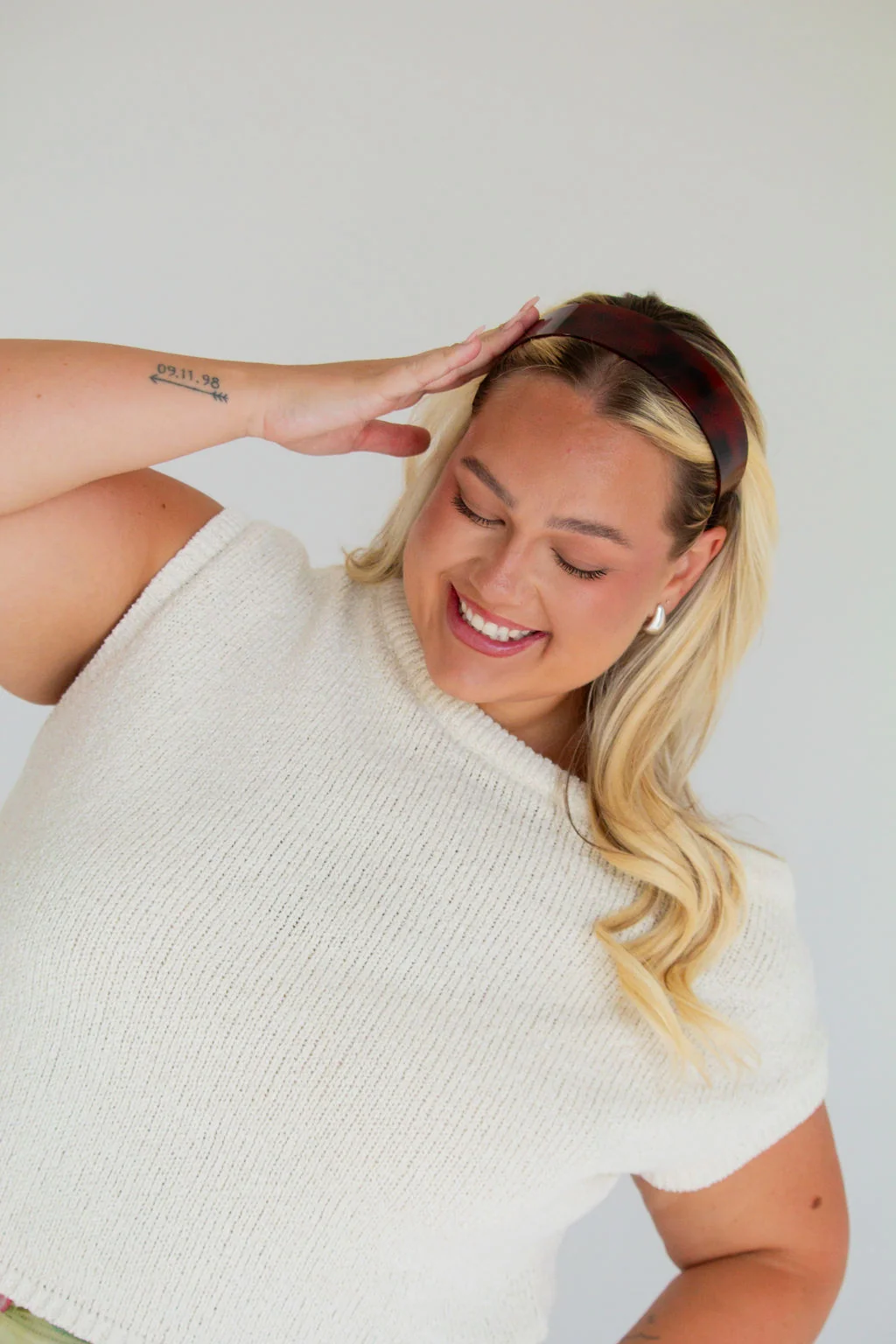 **SECONDS**Sunlit Amber Hard Headband - Image 3