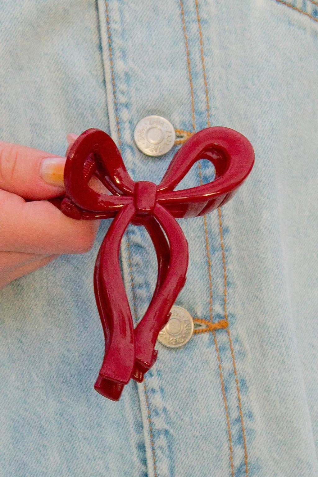 Vintage Bow Claw Clip - Image 12